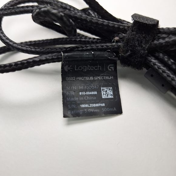 Logitech G502 810-004868 Proteus Spectrum RGB Wired USB Gaming Mouse Tested - Picture 8 of 9